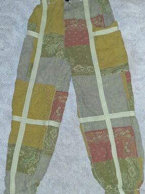 Urban Outfitters Brown and Olive Patchwork Pants